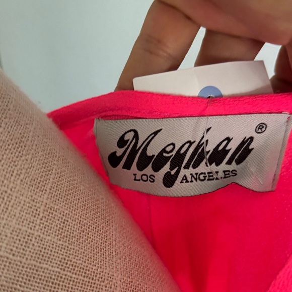 Meghan LA Vibrant Pink Long Sleeve Dress - Picture 2 of 8